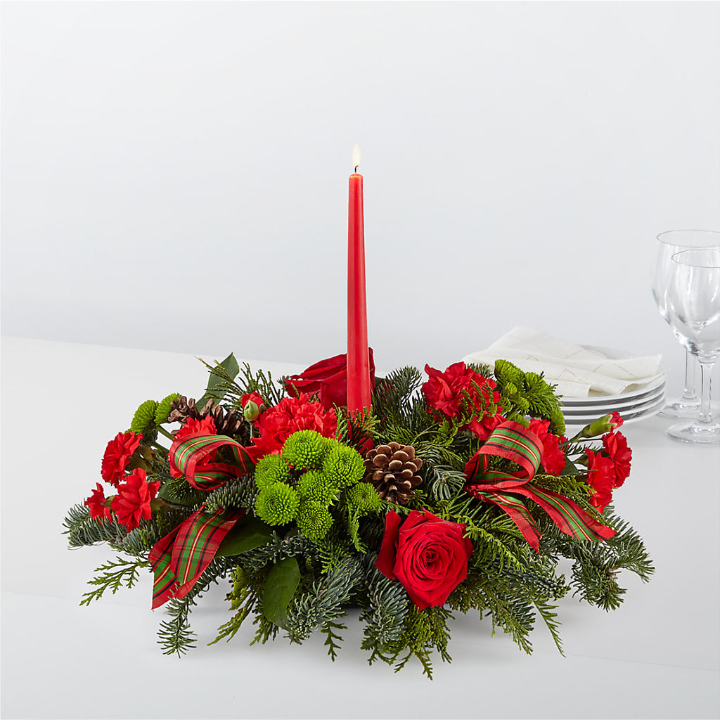 By the Candlelight Centerpiece – Wheeling Flower Shop Inc, Wheeling WV