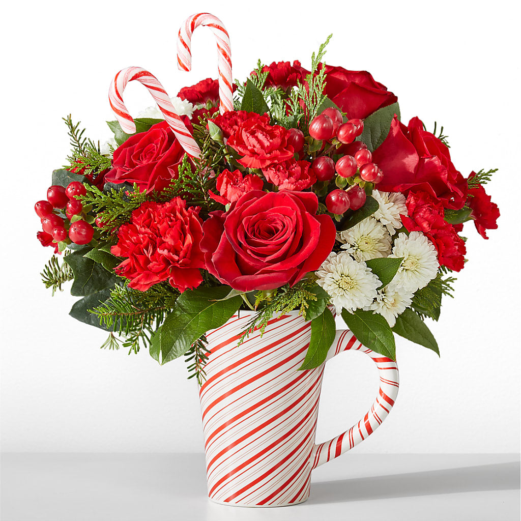 Peppermint Swirl Mug – Wheeling Flower Shop Inc, Wheeling WV