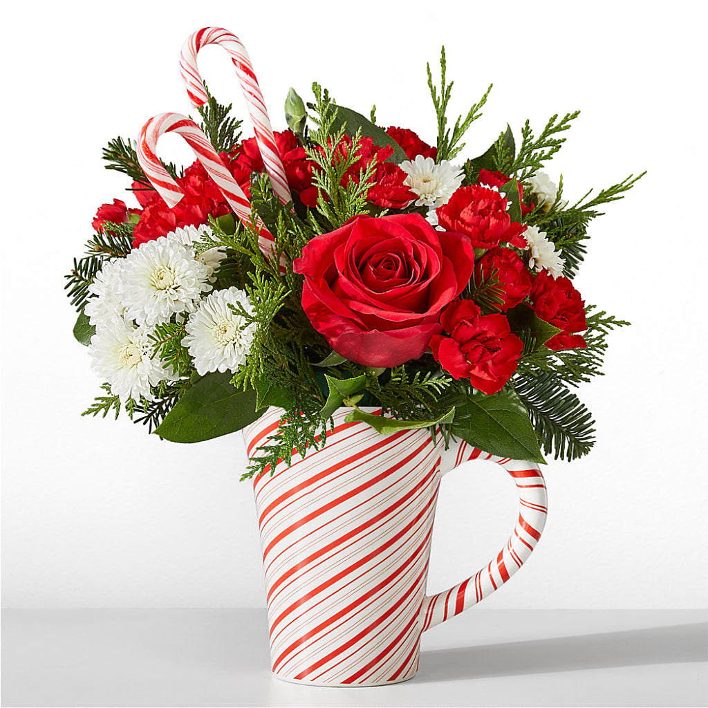 Peppermint Swirl Mug – Wheeling Flower Shop Inc, Wheeling WV