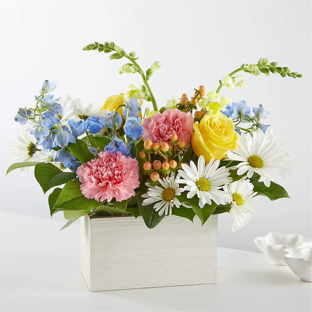 Sun Salutation Box Bouquet – Wheeling Flower Shop Inc, Wheeling WV