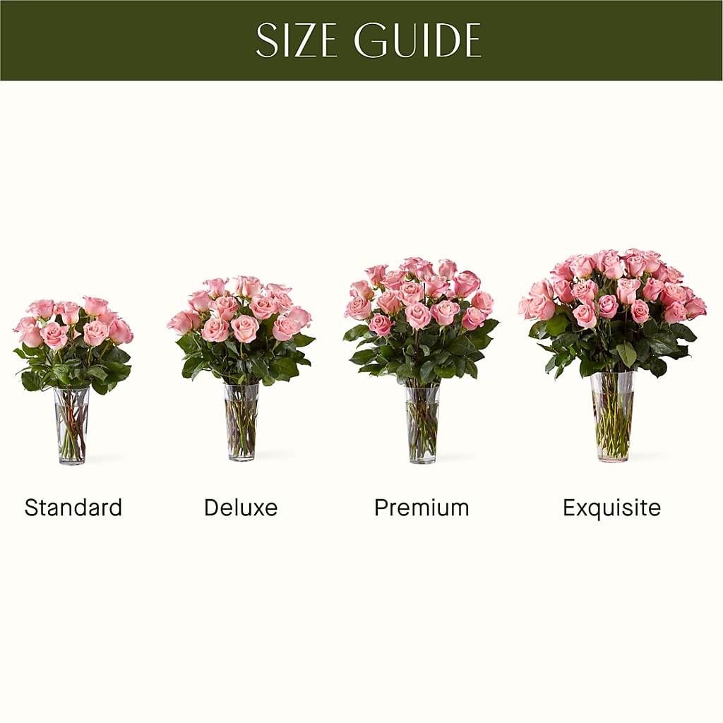 Long Stem Pink Rose Bouquet – Wheeling Flower Shop Inc, Wheeling WV