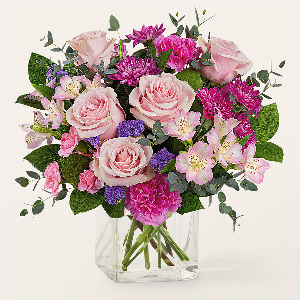 Rosy Radiance Bouquet – Wheeling Flower Shop Inc, Wheeling WV