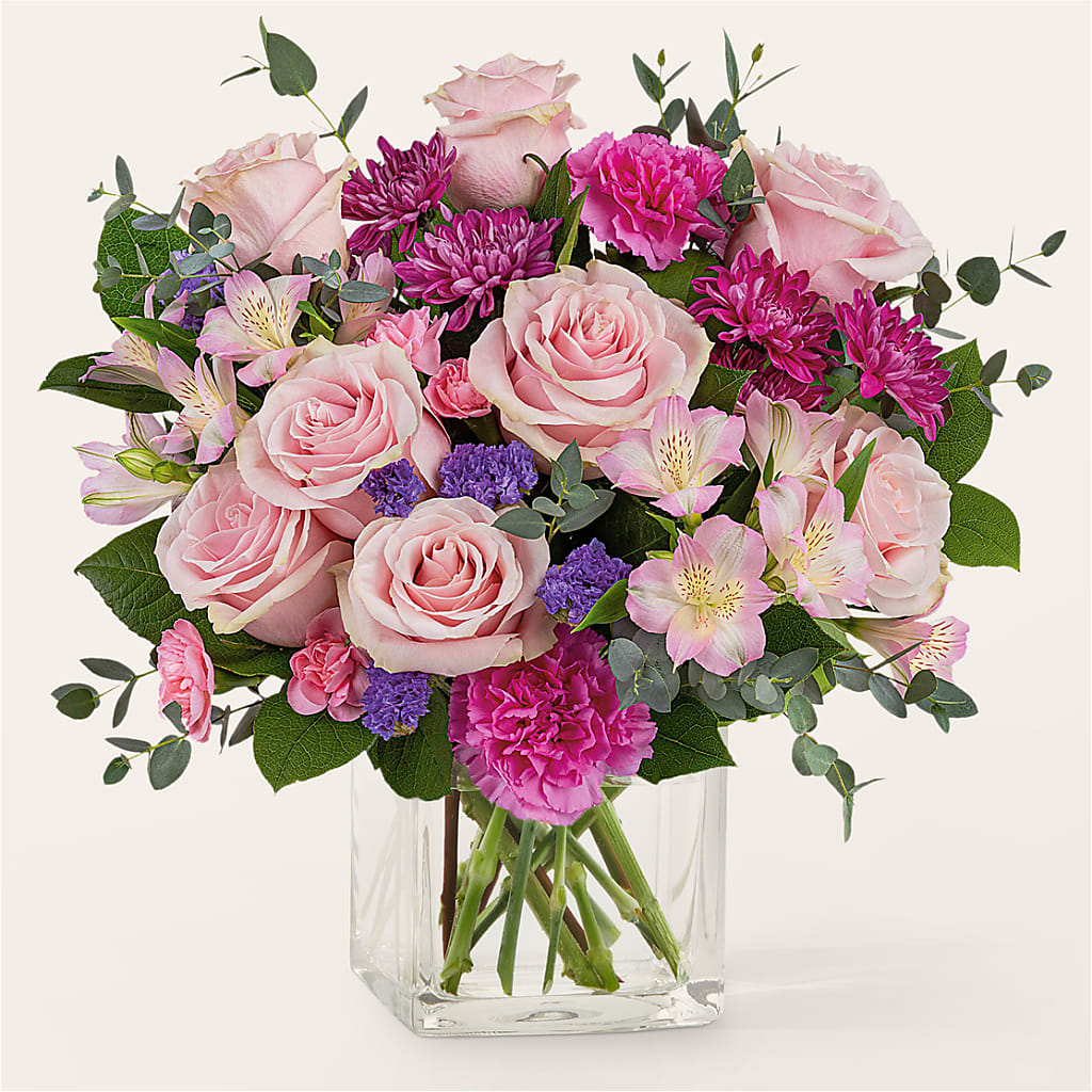 Rosy Radiance Bouquet – Wheeling Flower Shop Inc, Wheeling WV