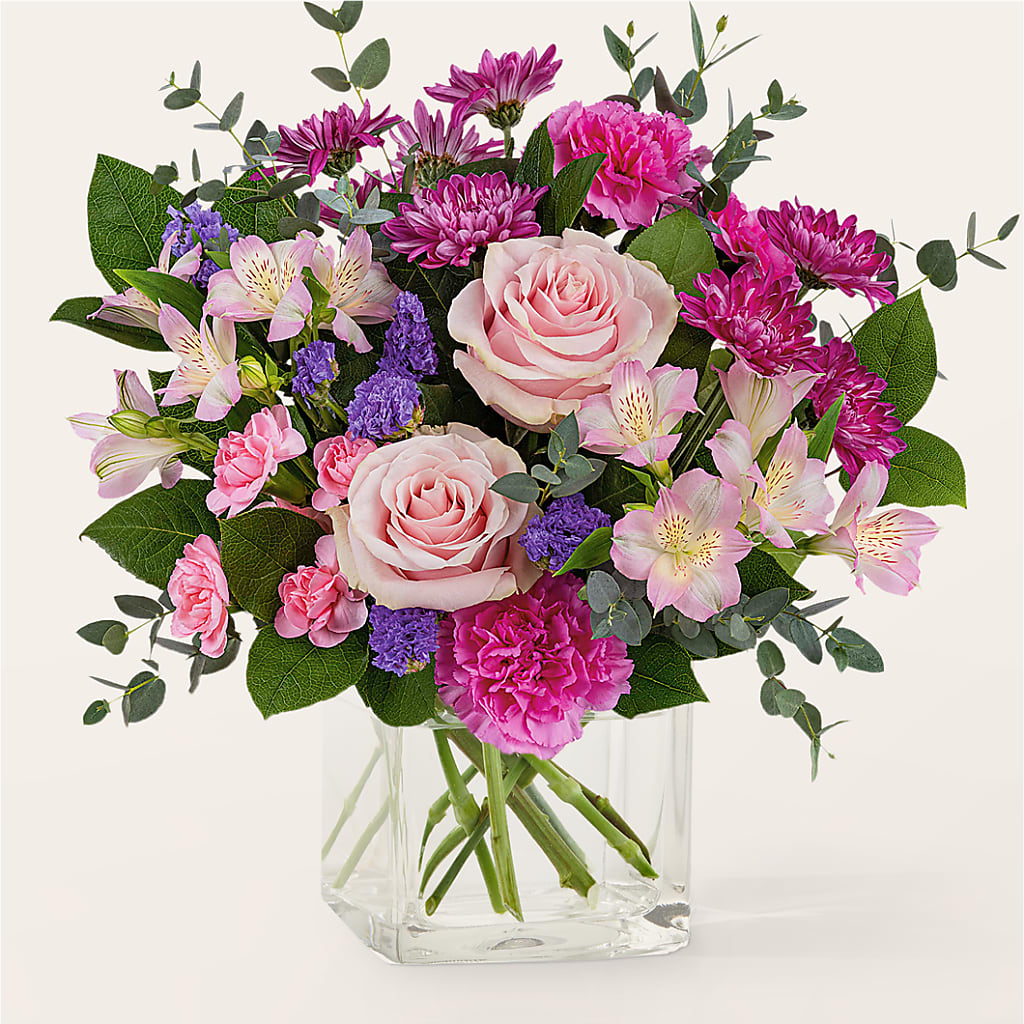 Rosy Radiance Bouquet – Wheeling Flower Shop Inc, Wheeling WV