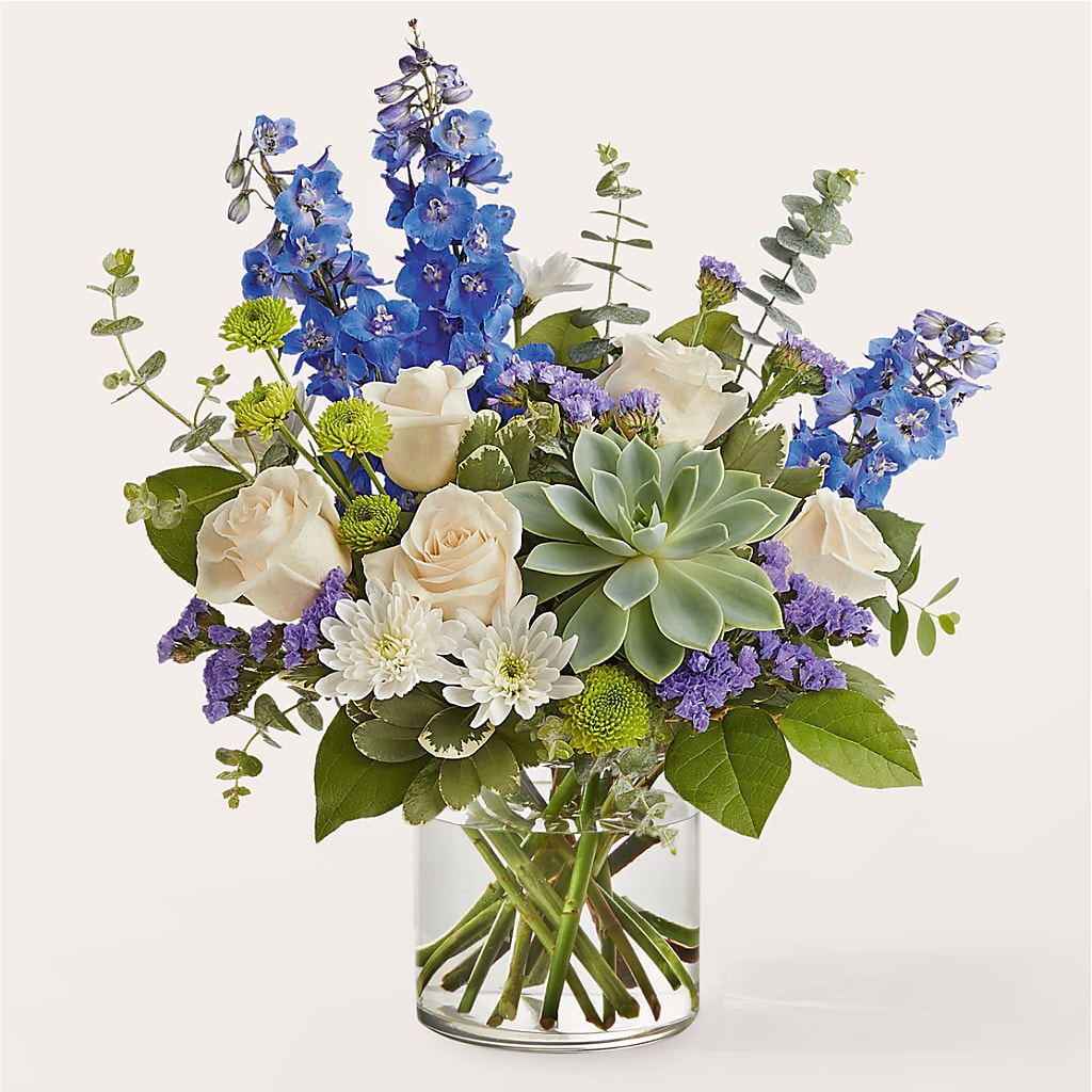 Cerulean Waves Bouquet – Wheeling Flower Shop Inc, Wheeling WV