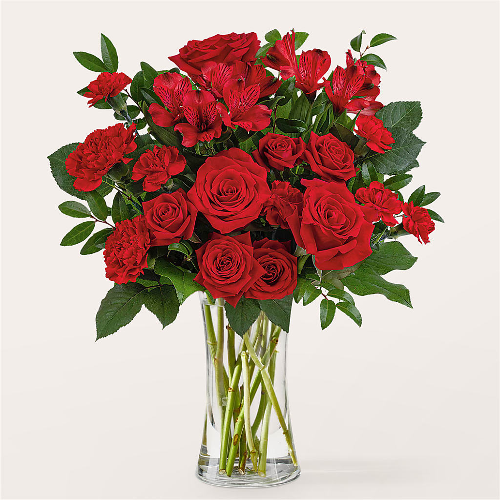 Brilliant Ruby Bouquet – Wheeling Flower Shop Inc, Wheeling WV