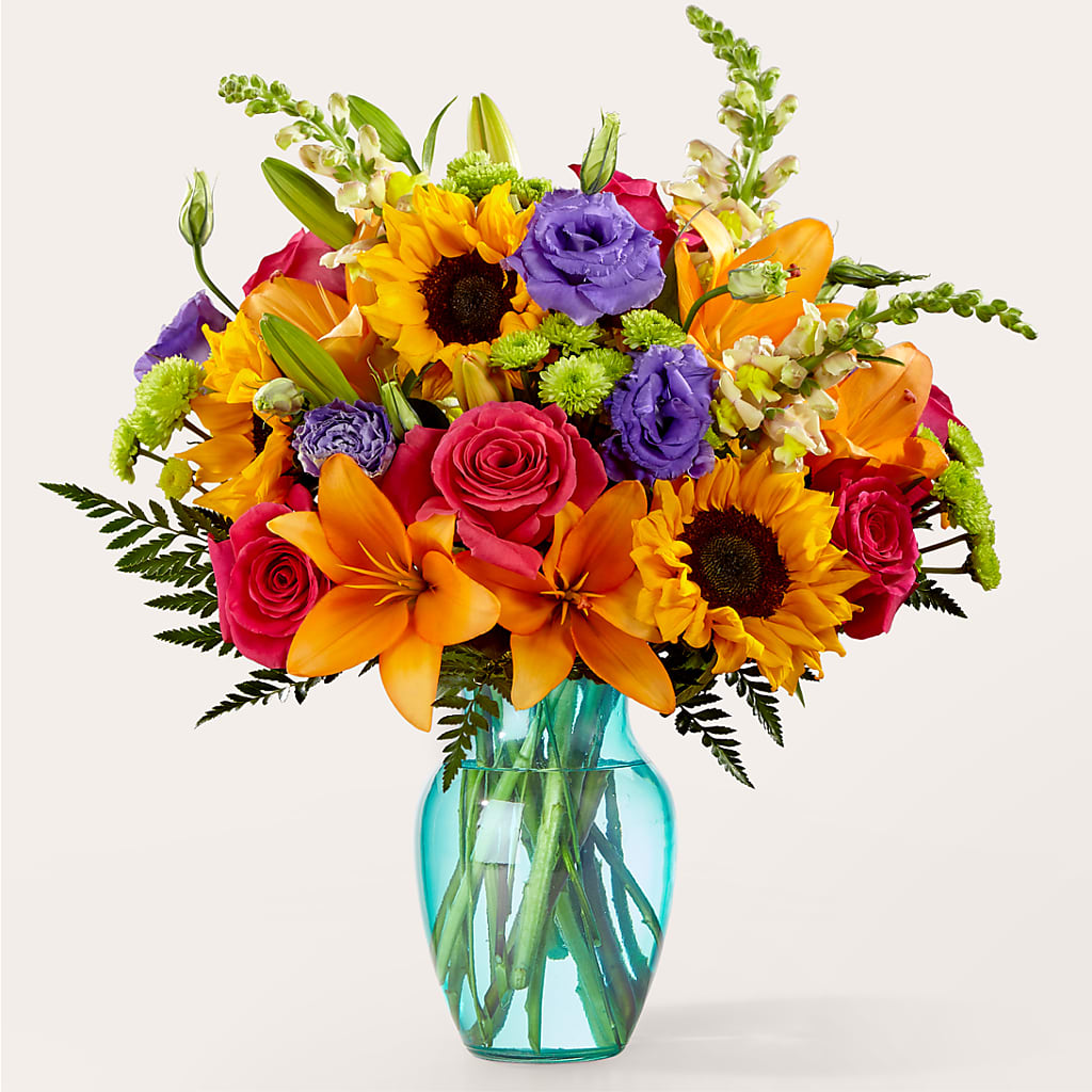 Double Rainbow Bouquet – Wheeling Flower Shop Inc, Wheeling WV