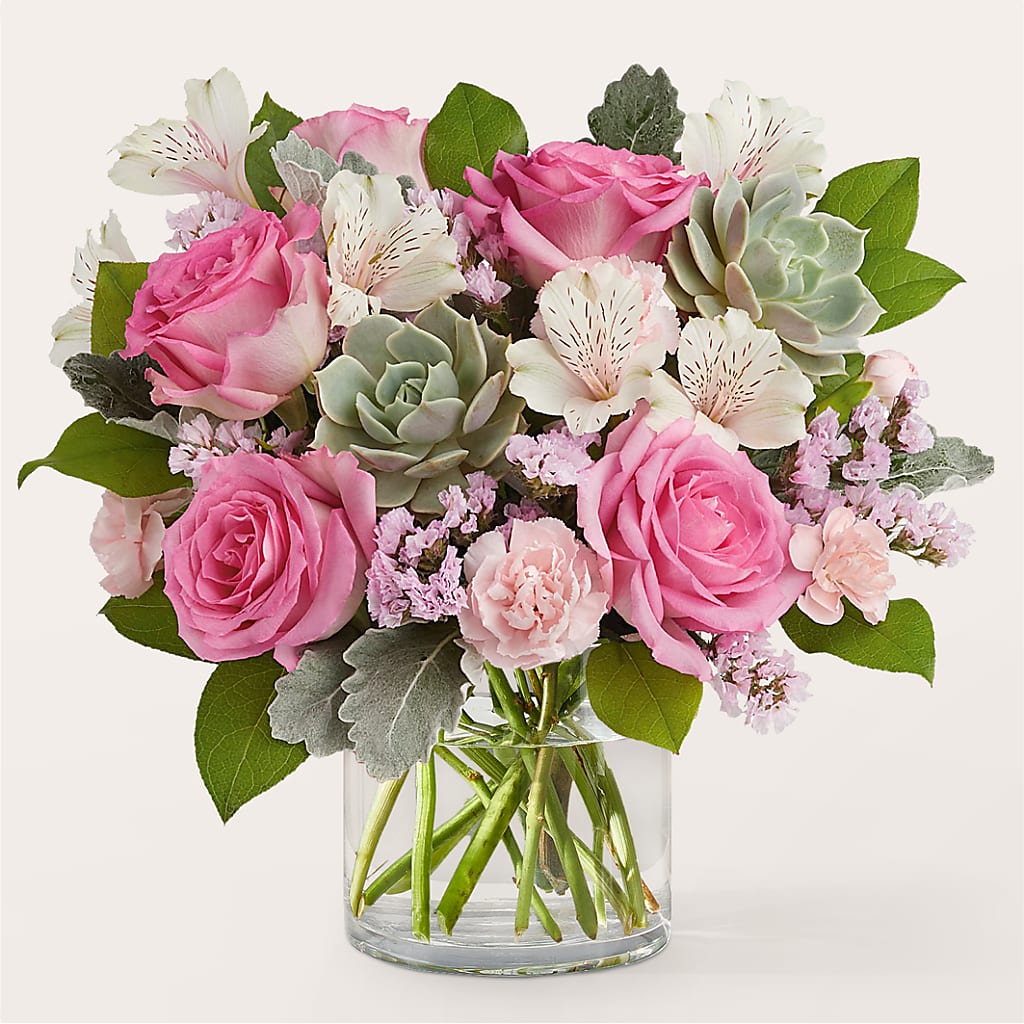 Dusty Rose Bouquet – Wheeling Flower Shop Inc, Wheeling WV