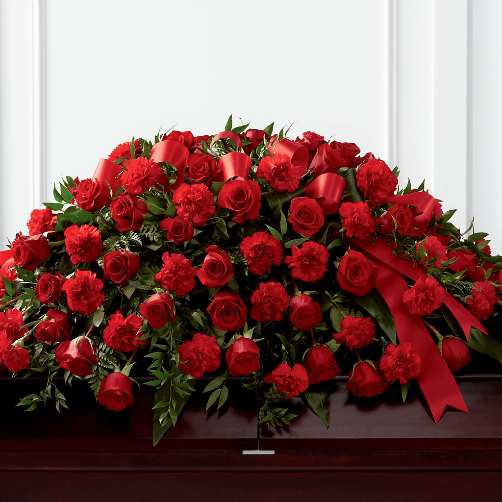 Tribute of Life Casket Spray – Wheeling Flower Shop Inc, Wheeling WV