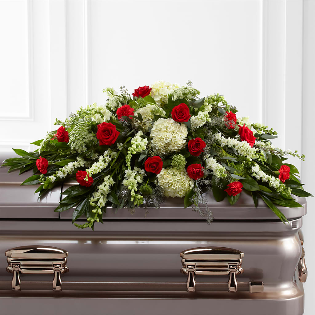 Sincerity Casket Spray – Wheeling Flower Shop Inc, Wheeling WV