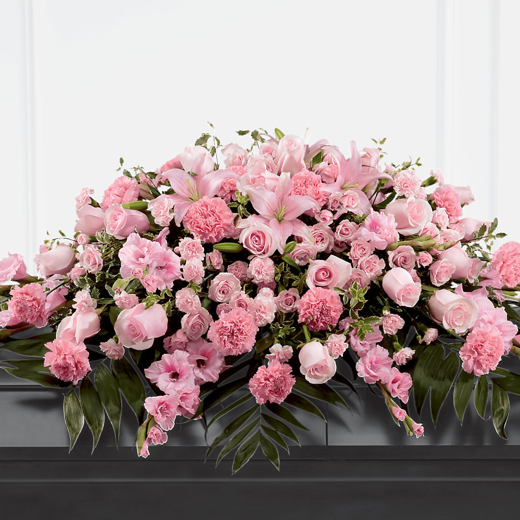 Garden of Comfort Casket Spray (Standard) – Wheeling Flower Shop Inc, Wheeling WV