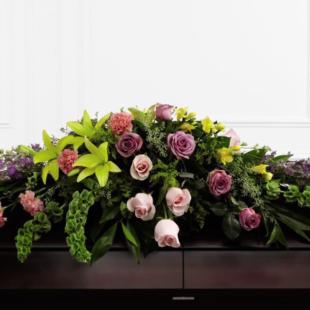 Forever Beloved Casket Spray – Wheeling Flower Shop Inc, Wheeling WV