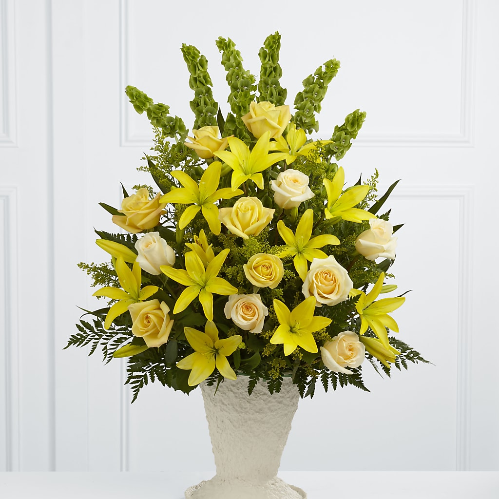 Golden Memories Arrangement – Wheeling Flower Shop Inc, Wheeling WV