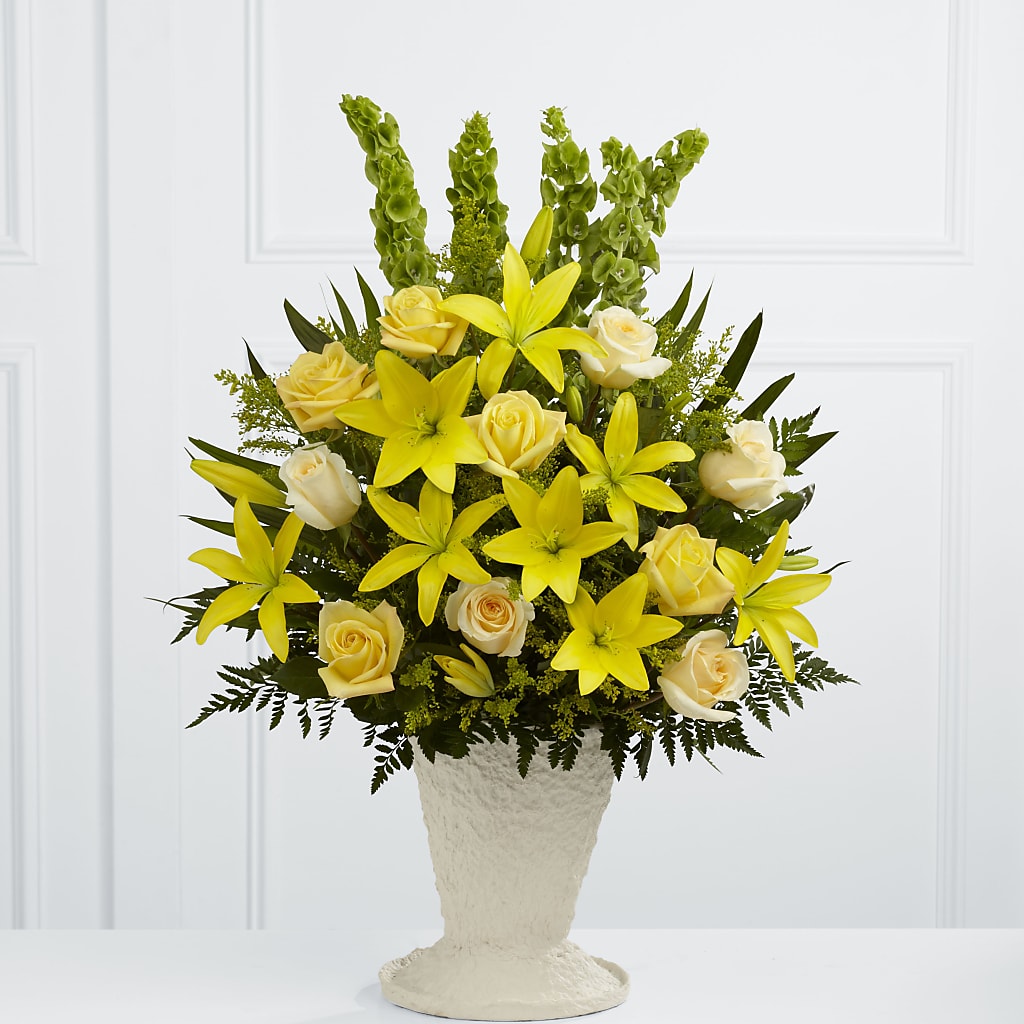 Golden Memories Arrangement – Wheeling Flower Shop Inc, Wheeling WV