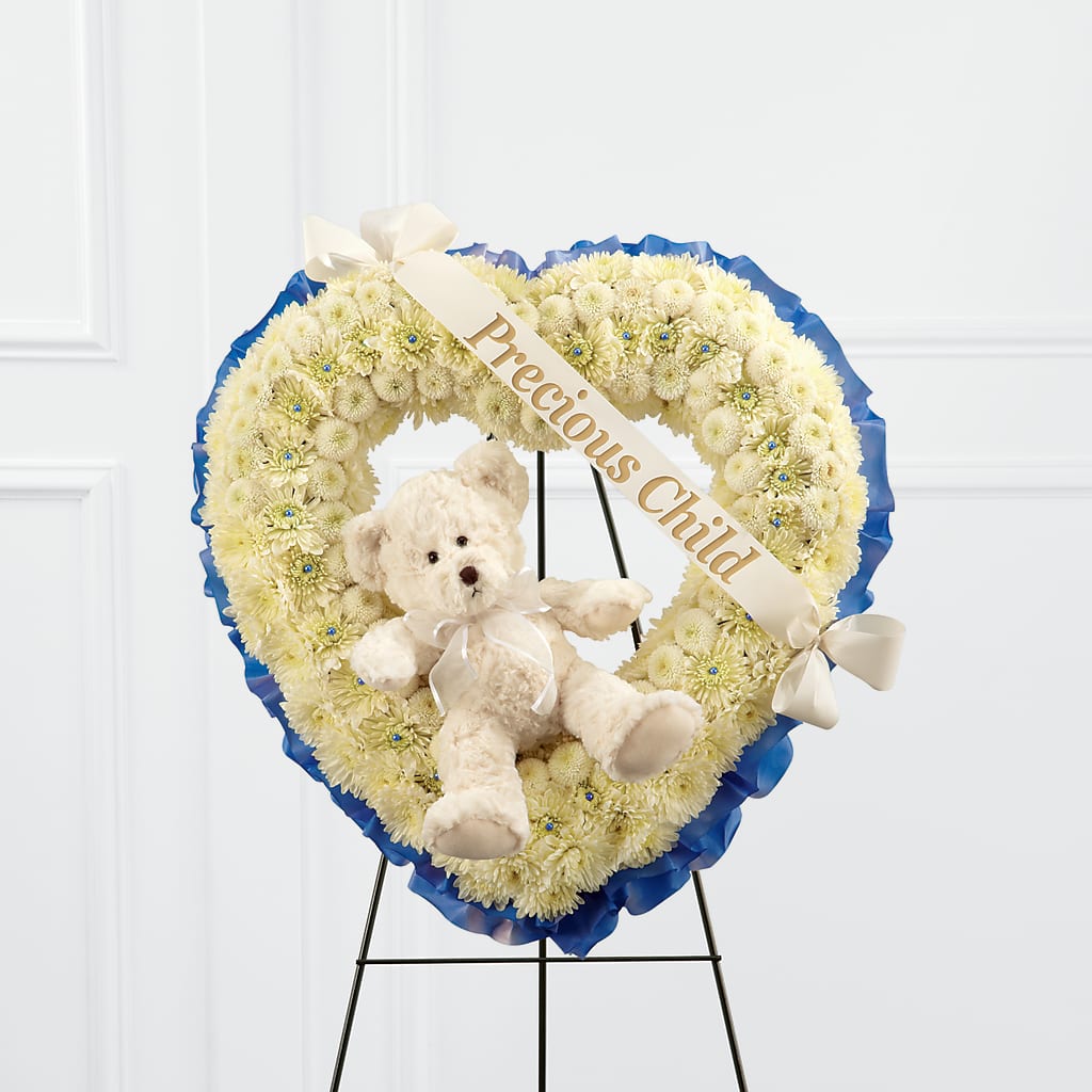 Precious Child Standing Heart – Wheeling Flower Shop Inc, Wheeling WV