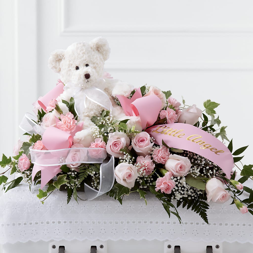Touch of Sympathy Casket Spray – Wheeling Flower Shop Inc, Wheeling WV