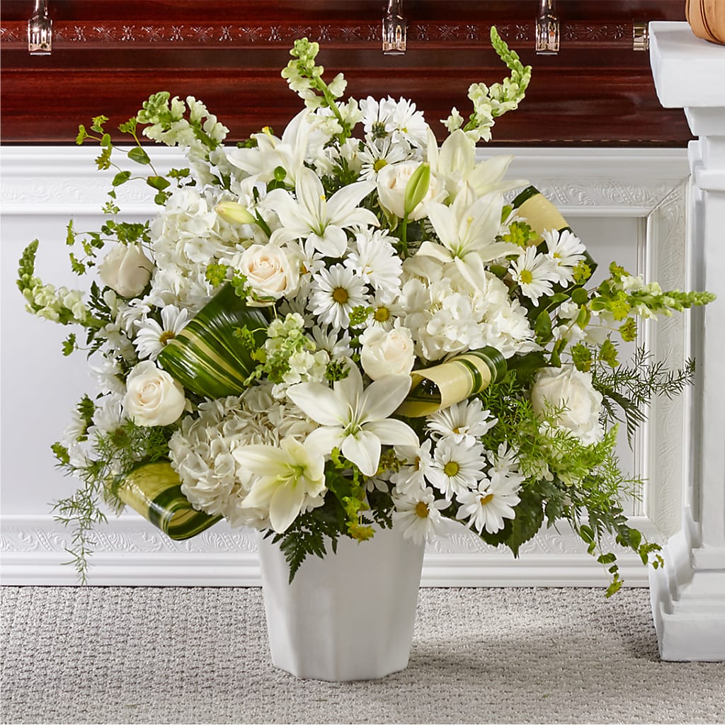 Thoughts of Tranquility Floor Basket – Wheeling Flower Shop Inc, Wheeling WV