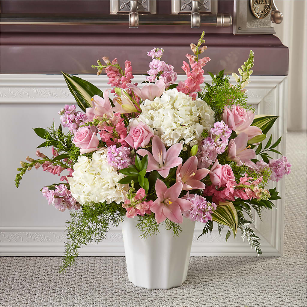 Simply Serene Floor Basket – Wheeling Flower Shop Inc, Wheeling WV