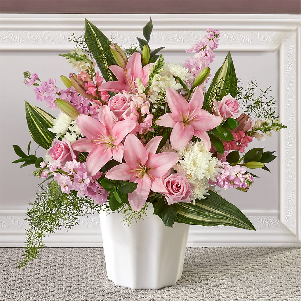 Simply Serene Floor Basket – Wheeling Flower Shop Inc, Wheeling WV