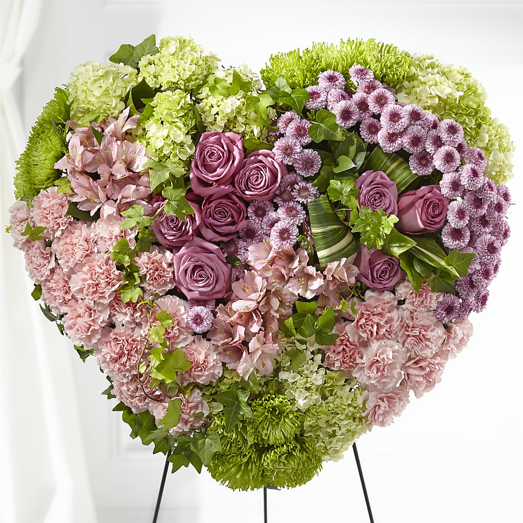 Heartwarming Standing Heart – Wheeling Flower Shop Inc, Wheeling WV