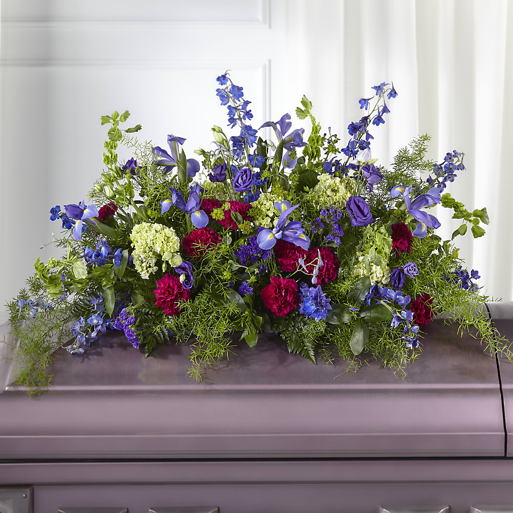 Always Treasured Casket Spray – Wheeling Flower Shop Inc, Wheeling WV
