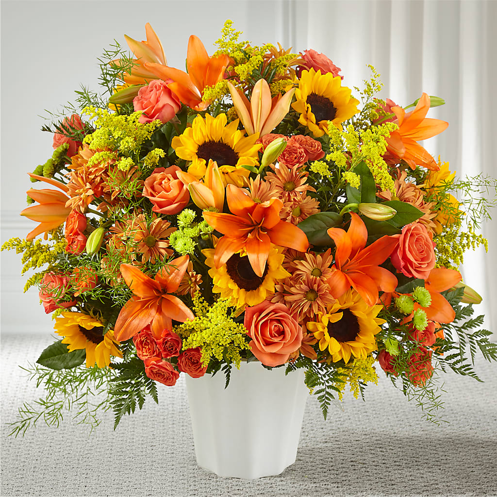 Harvest Thoughts Floor Basket – Wheeling Flower Shop Inc, Wheeling WV