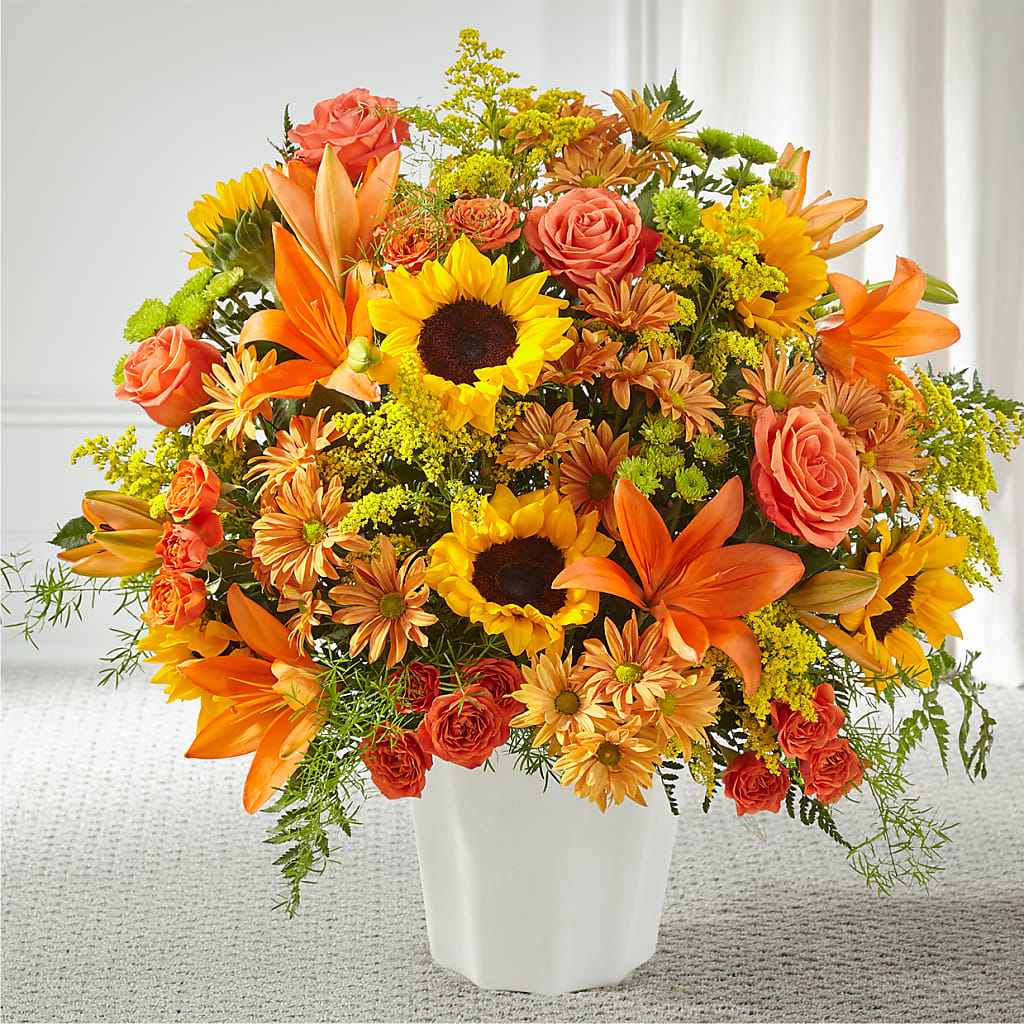 Harvest Thoughts Floor Basket – Wheeling Flower Shop Inc, Wheeling WV