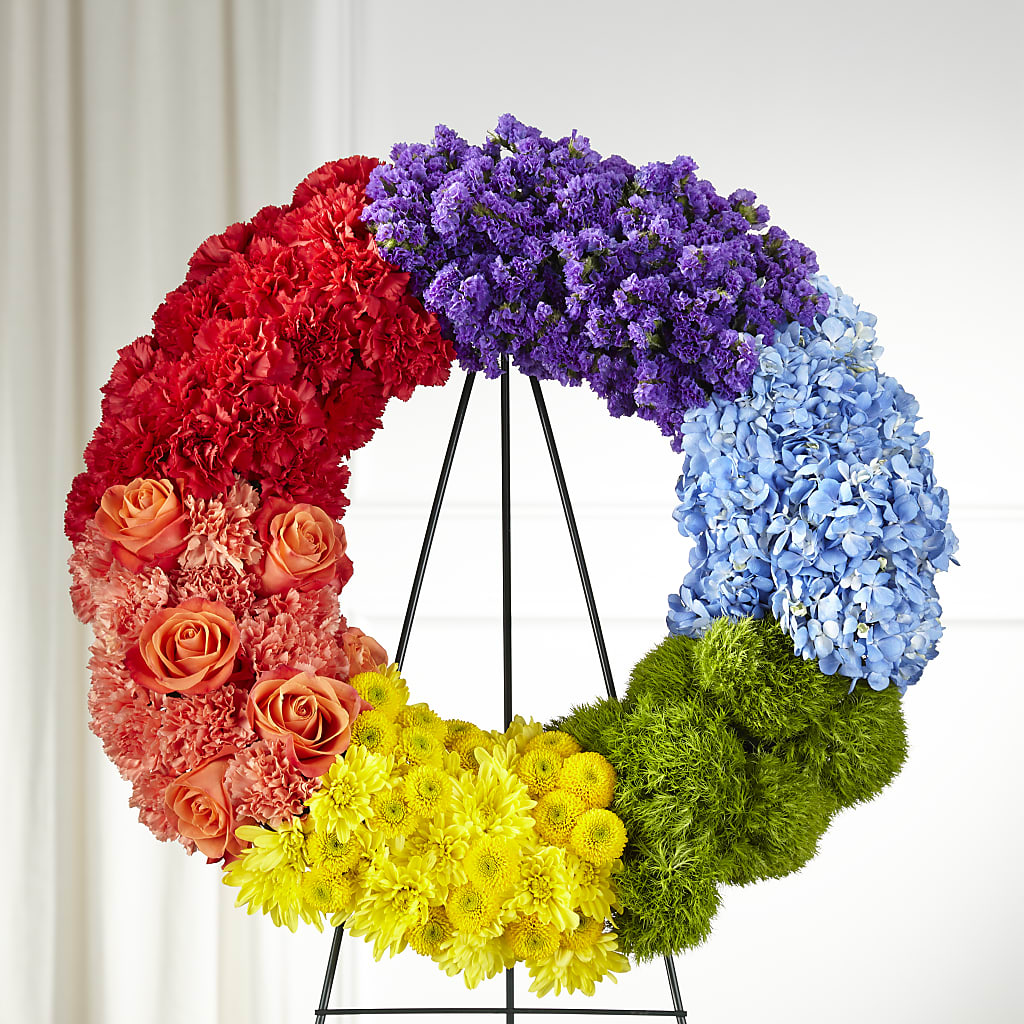 Circle of Love Wreath – Wheeling Flower Shop Inc, Wheeling WV