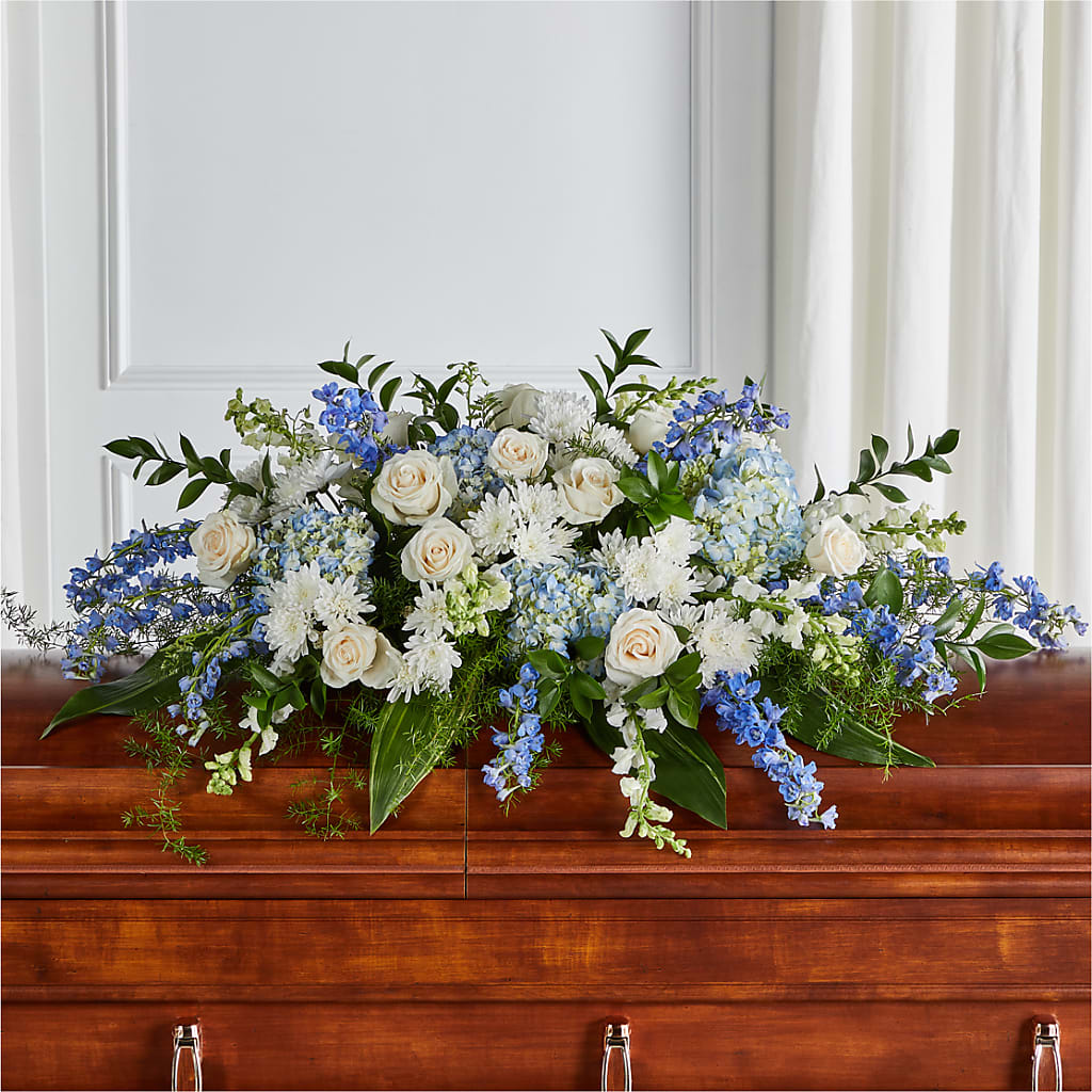 Timeless Essence Casket Spray – Wheeling Flower Shop Inc, Wheeling WV