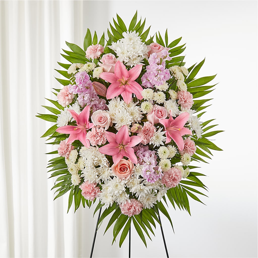 Offering Solace Standing Spray – Wheeling Flower Shop Inc, Wheeling WV