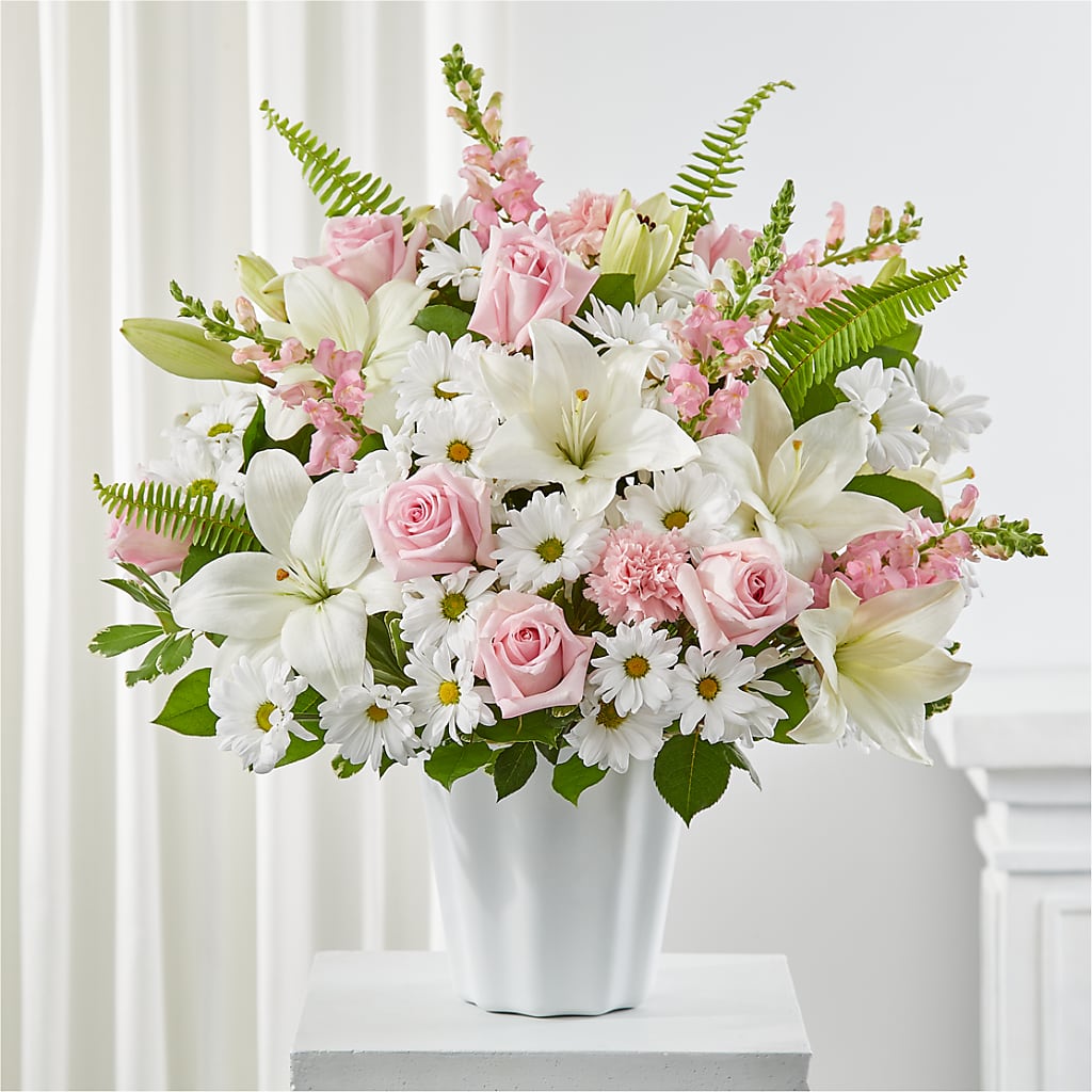 Soft Touch Tabletop Basket – Wheeling Flower Shop Inc, Wheeling WV