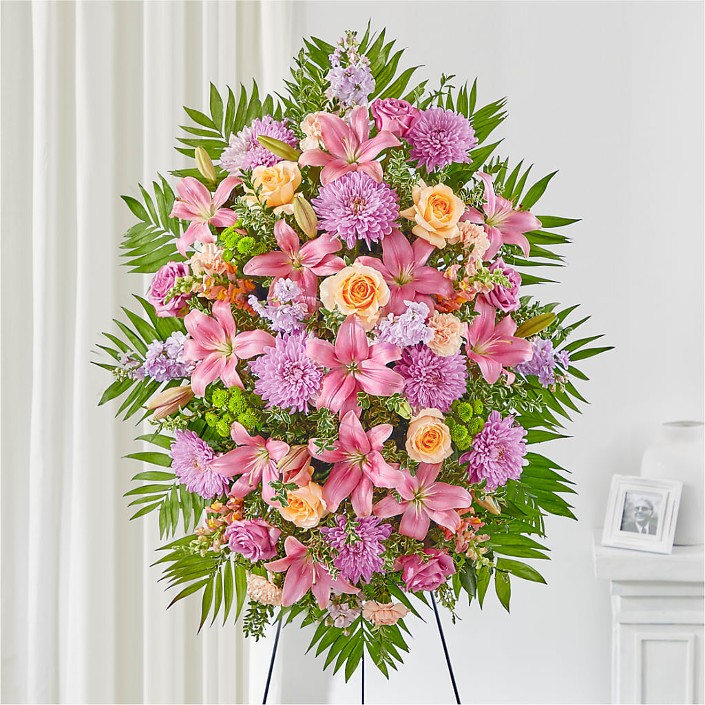 Love & Light Standing Spray – Wheeling Flower Shop Inc, Wheeling WV