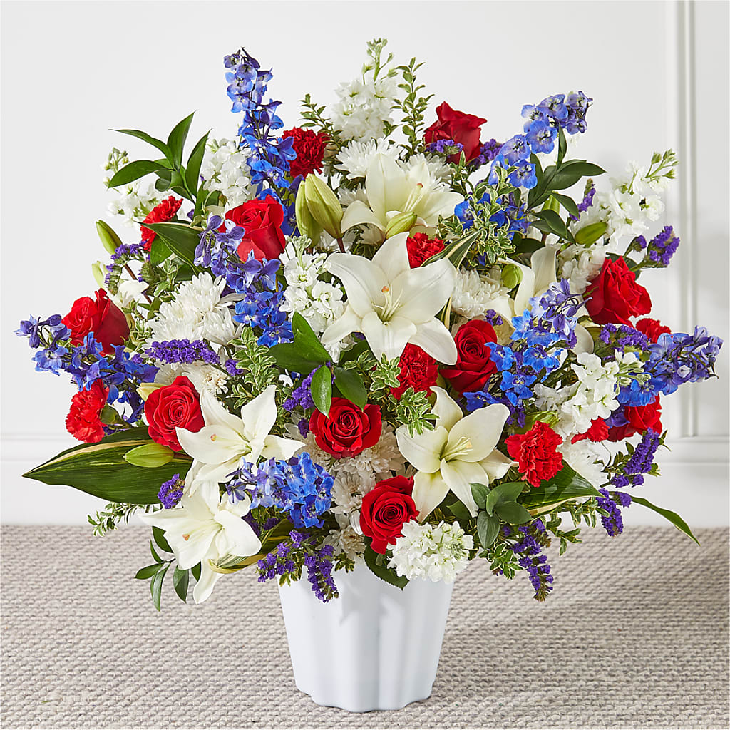 Consoled Floor Basket – Wheeling Flower Shop Inc, Wheeling WV