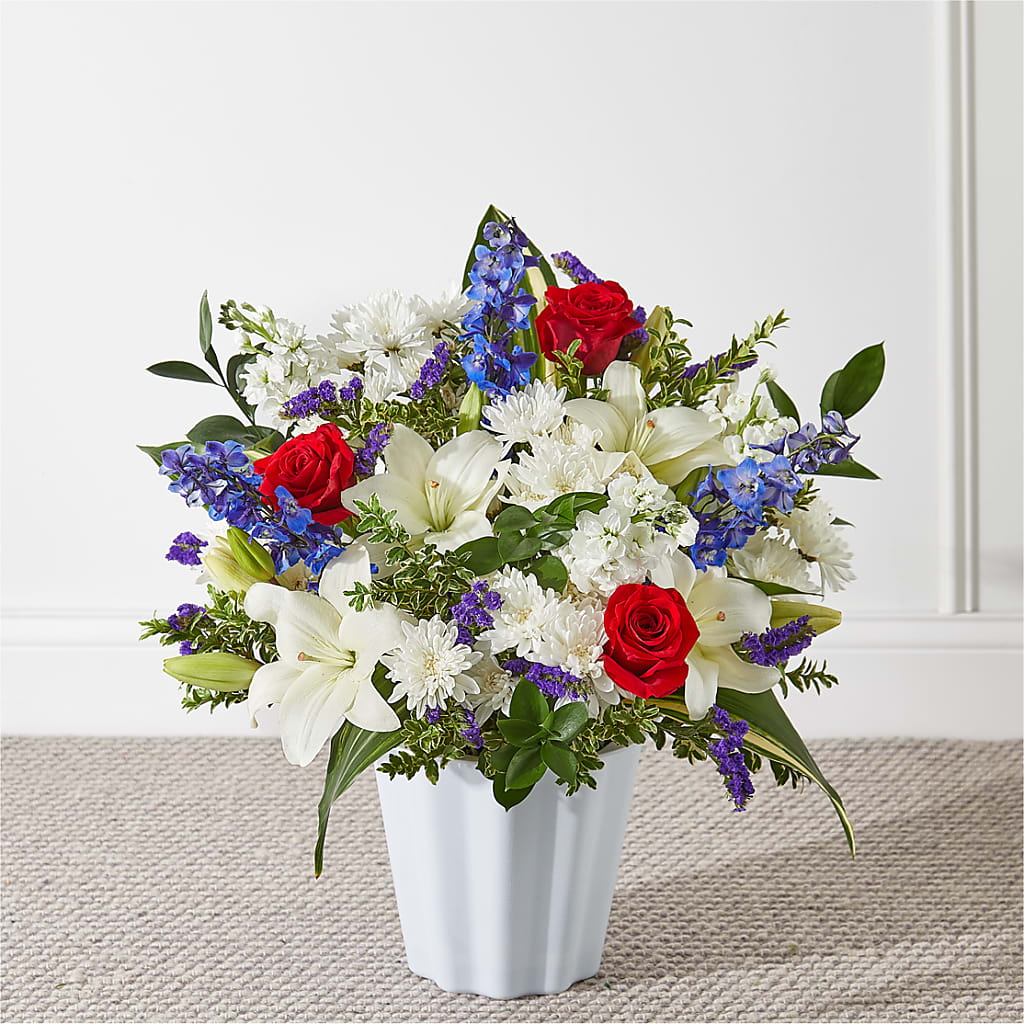 Consoled Floor Basket – Wheeling Flower Shop Inc, Wheeling WV