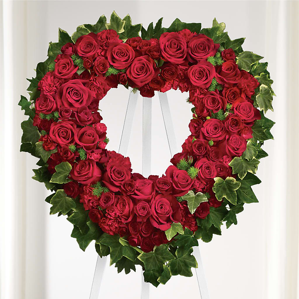 Wholehearted Standing Spray – Wheeling Flower Shop Inc, Wheeling WV
