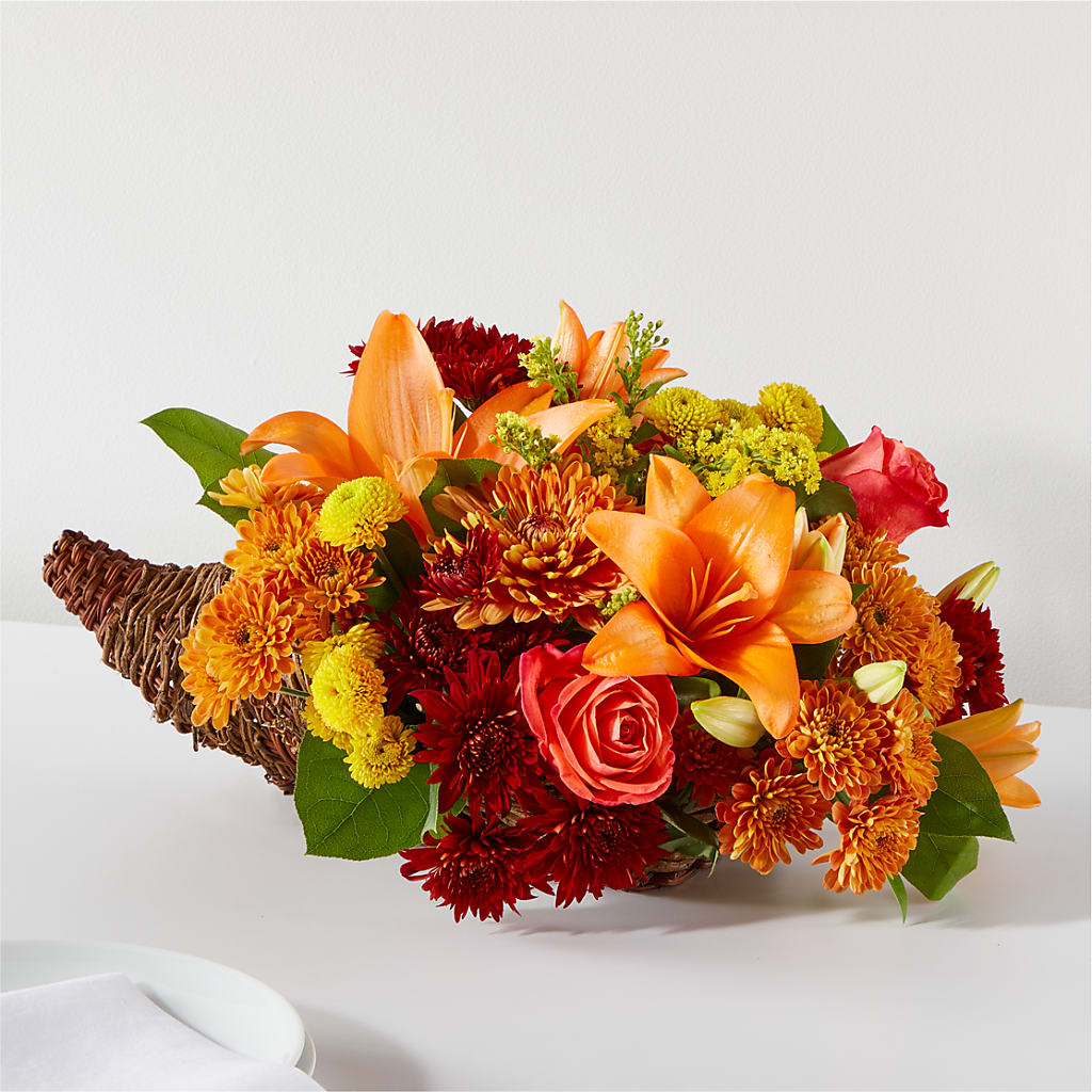 Bouquet of Blessings Cornucopia – Wheeling Flower Shop Inc, Wheeling WV
