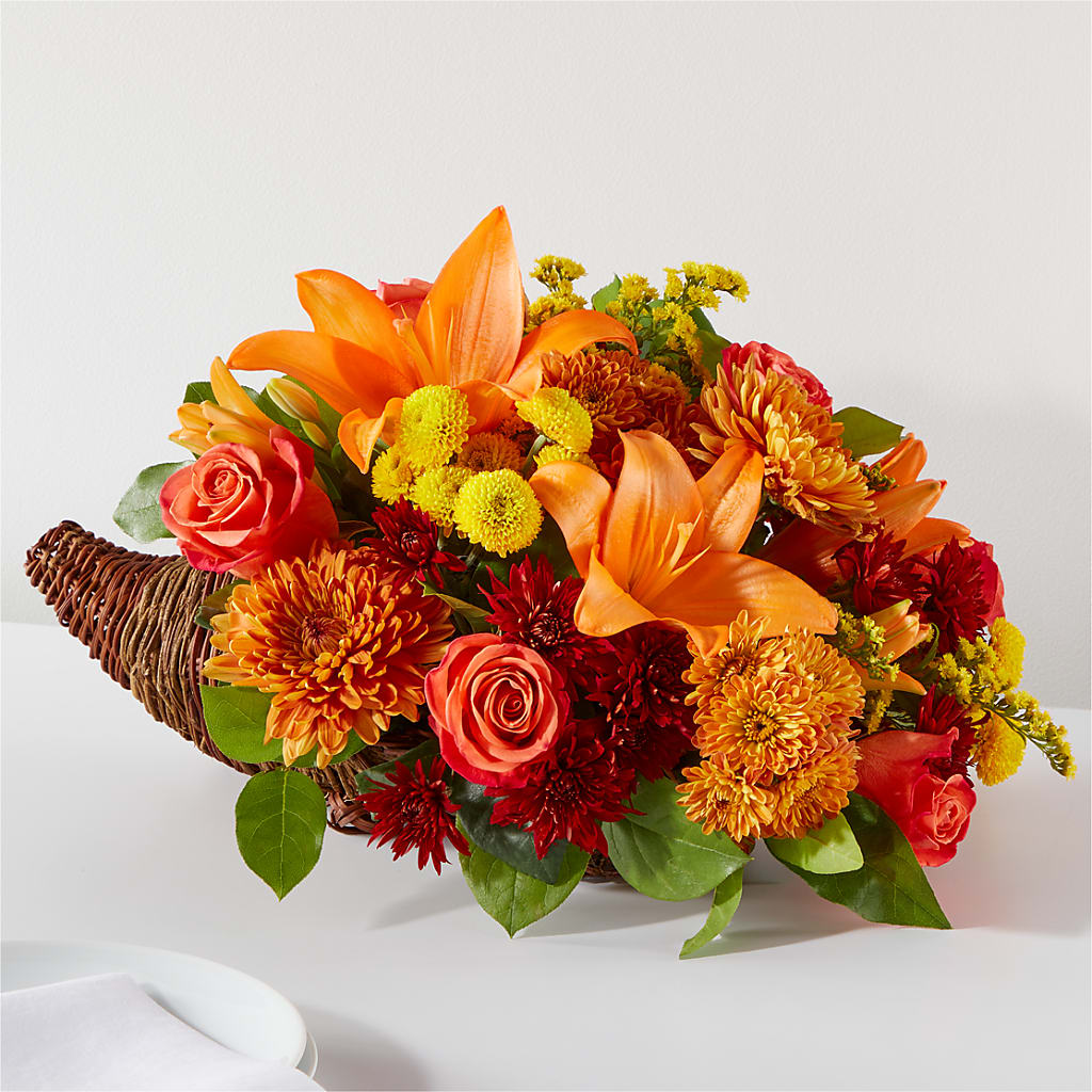 Bouquet of Blessings Cornucopia – Wheeling Flower Shop Inc, Wheeling WV