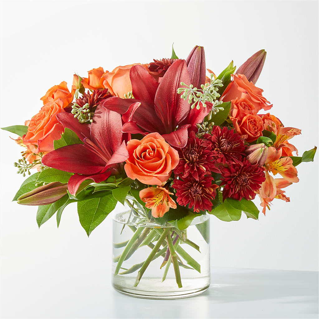 Crimson Leaves Bouquet – Wheeling Flower Shop Inc, Wheeling WV