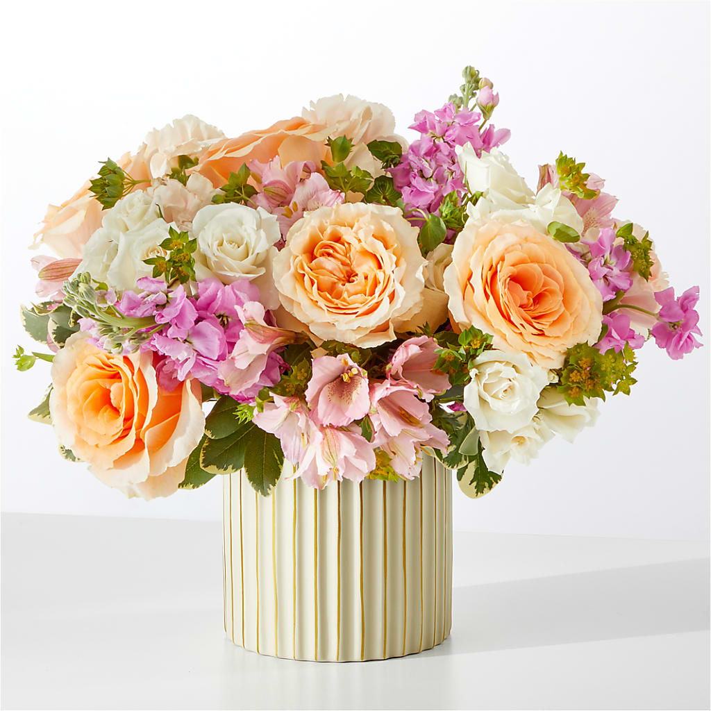 Paradise Bouquet with Ivory Vase – Wheeling Flower Shop Inc, Wheeling WV