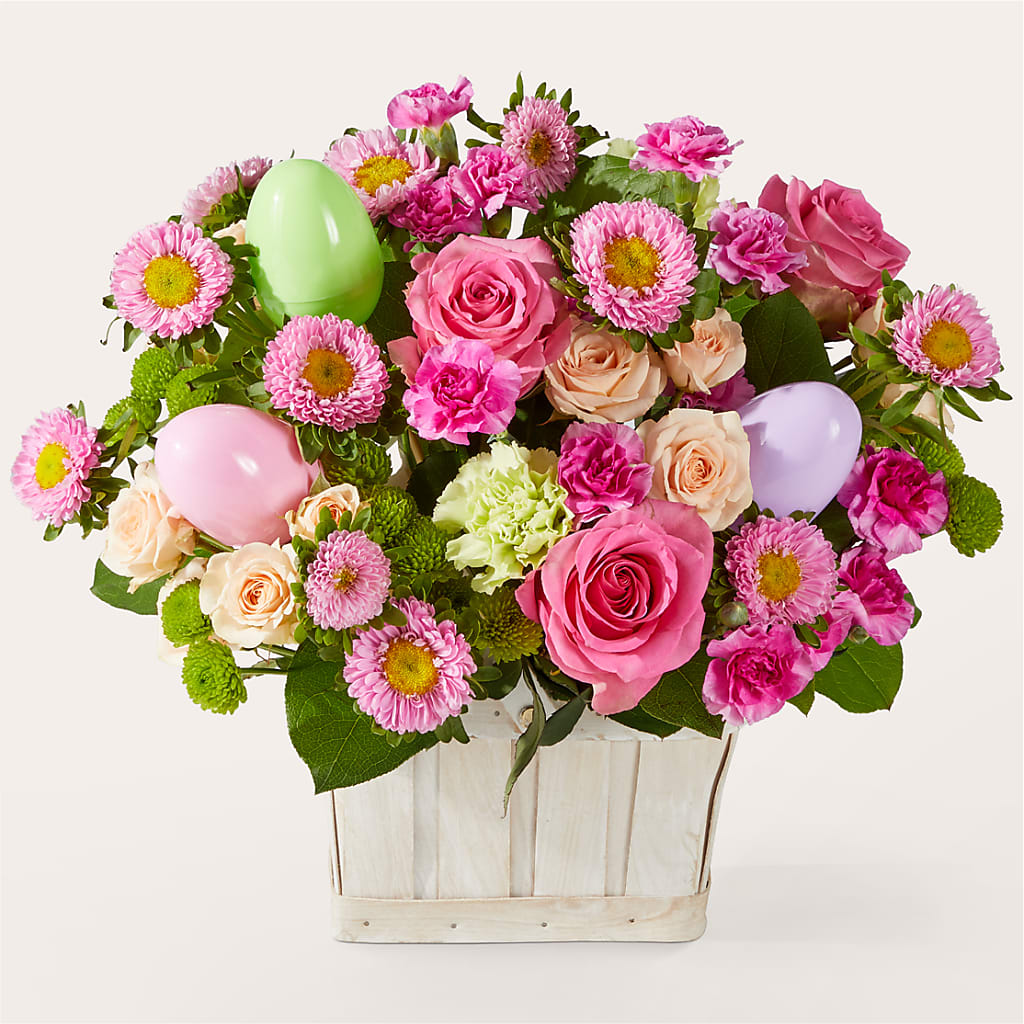 Get Eggcited Basket – Wheeling Flower Shop Inc, Wheeling WV