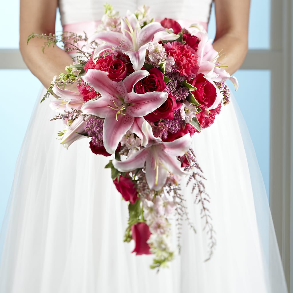 Lily & Rose Bouquet – Wheeling Flower Shop Inc, Wheeling WV