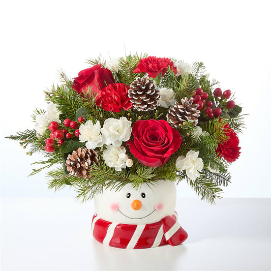 Jolly Snowman Bouquet –  Wheeling Flower Shop Inc, Wheeling WV