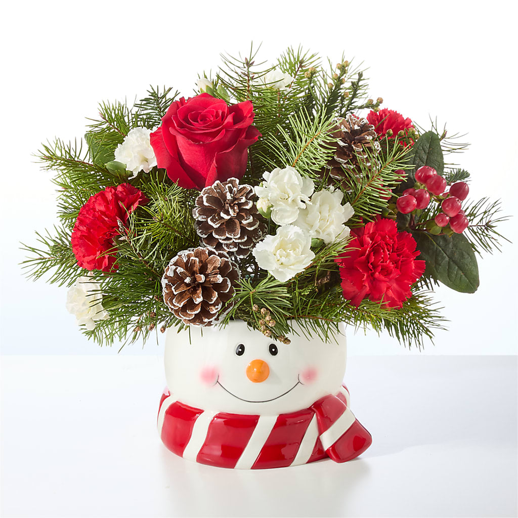 Jolly Snowman Bouquet –  Wheeling Flower Shop Inc, Wheeling WV