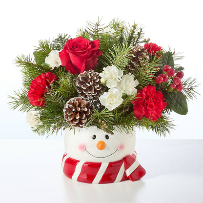 Jolly Snowman Bouquet –  Wheeling Flower Shop Inc, Wheeling WV