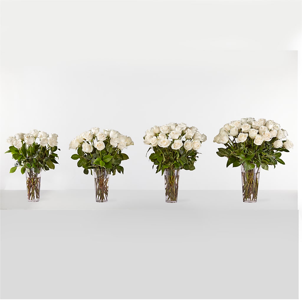 Long Stem White Rose Bouquet –  Wheeling Flower Shop Inc, Wheeling WV
