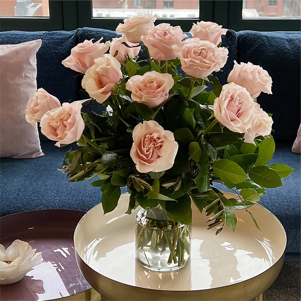 Long Stem Pink Rose Bouquet –  Wheeling Flower Shop Inc, Wheeling WV