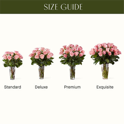 Long Stem Pink Rose Bouquet –  Wheeling Flower Shop Inc, Wheeling WV