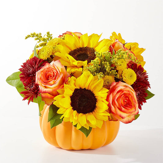 Golden Gourd Pumpkin Bouquet –  Wheeling Flower Shop Inc, Wheeling WV