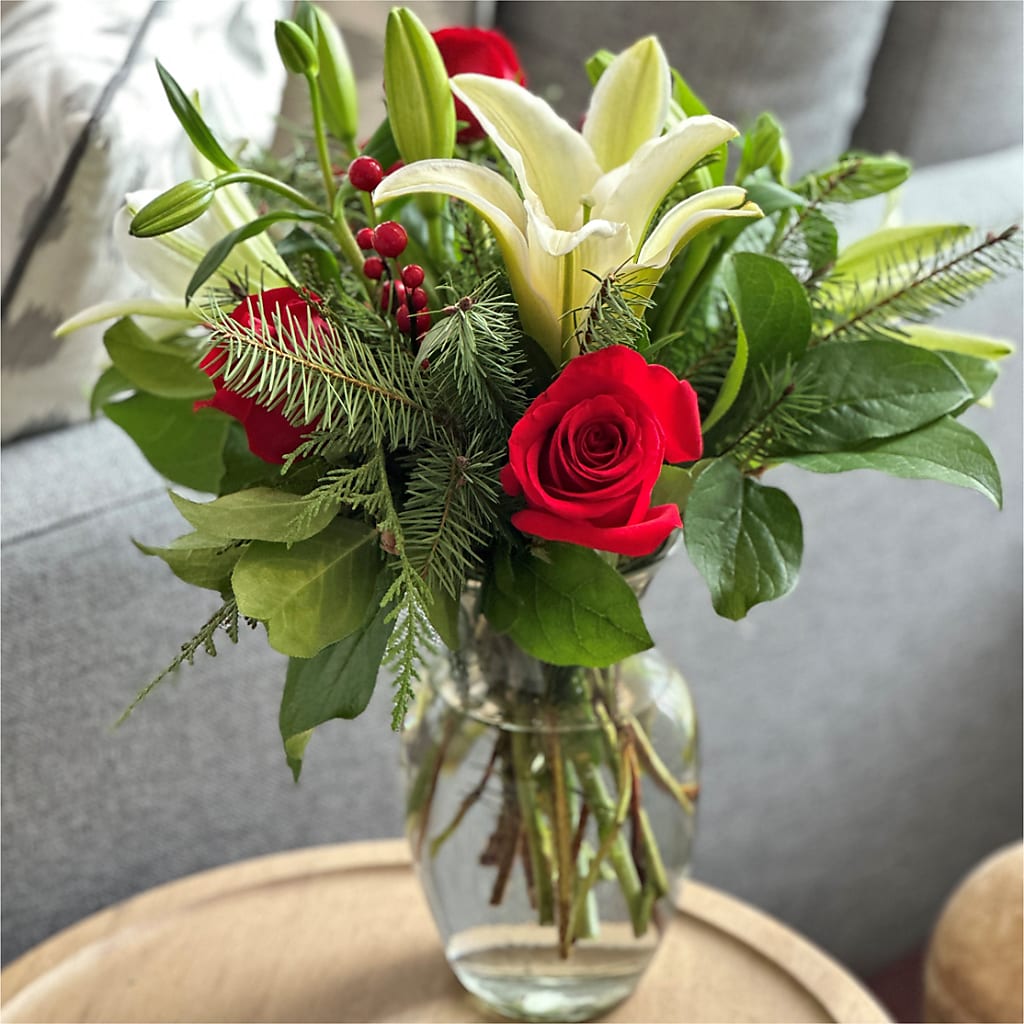 Sparkling Snowflakes Bouquet –  Wheeling Flower Shop Inc, Wheeling WV