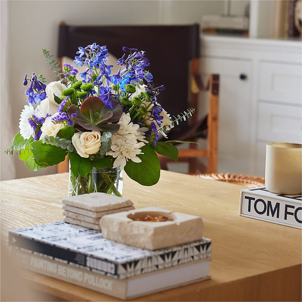 Cerulean Waves Bouquet –  Wheeling Flower Shop Inc, Wheeling WV